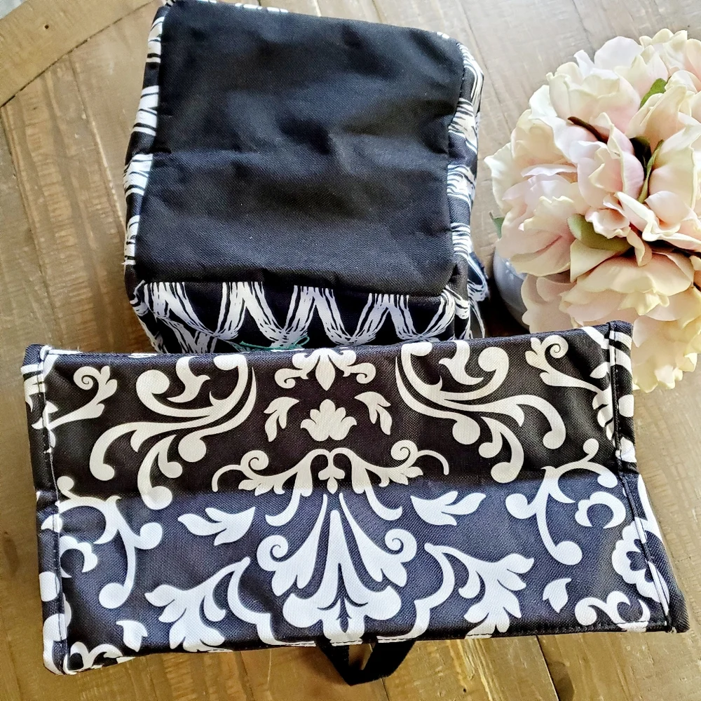 2 Pc Thirty-One Black/White Organization Bag Bundle